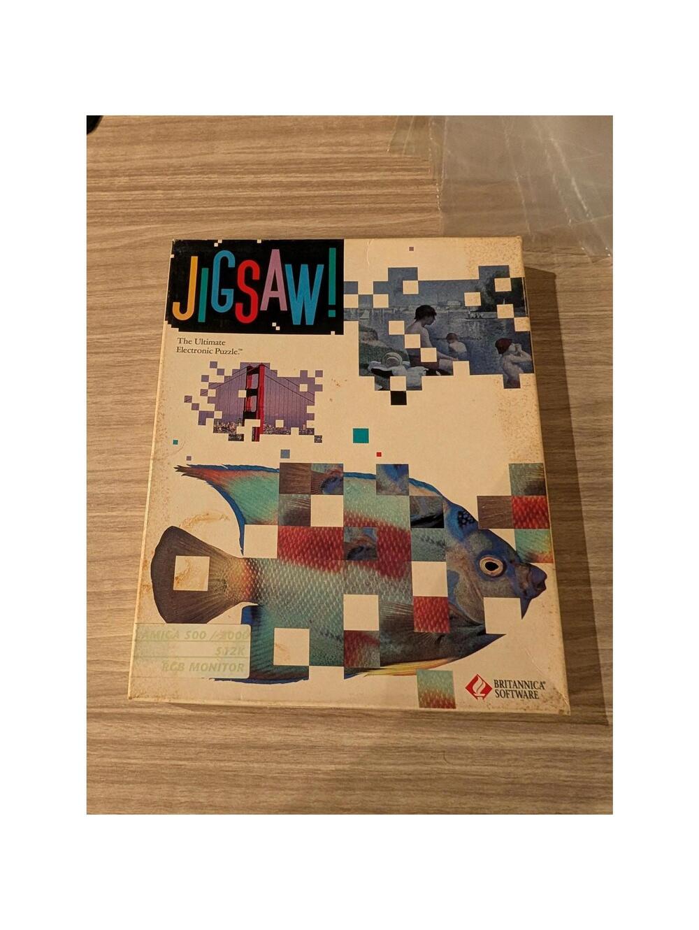 Jigsaw Amiga 🧩 Computer Puzzle Game Classic
